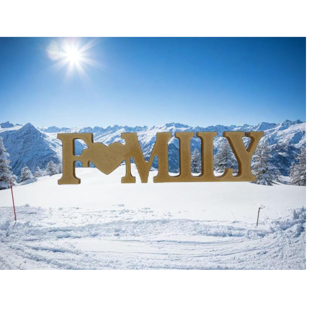 Handgefertigte Epoxidharz FAMILY-Dekor